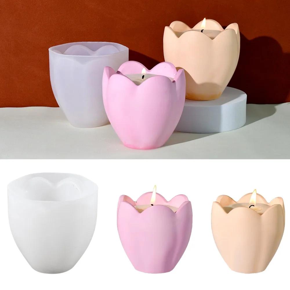 Tulip Candle Holder Silicone M - огляд і ціна Soap Making Gifts