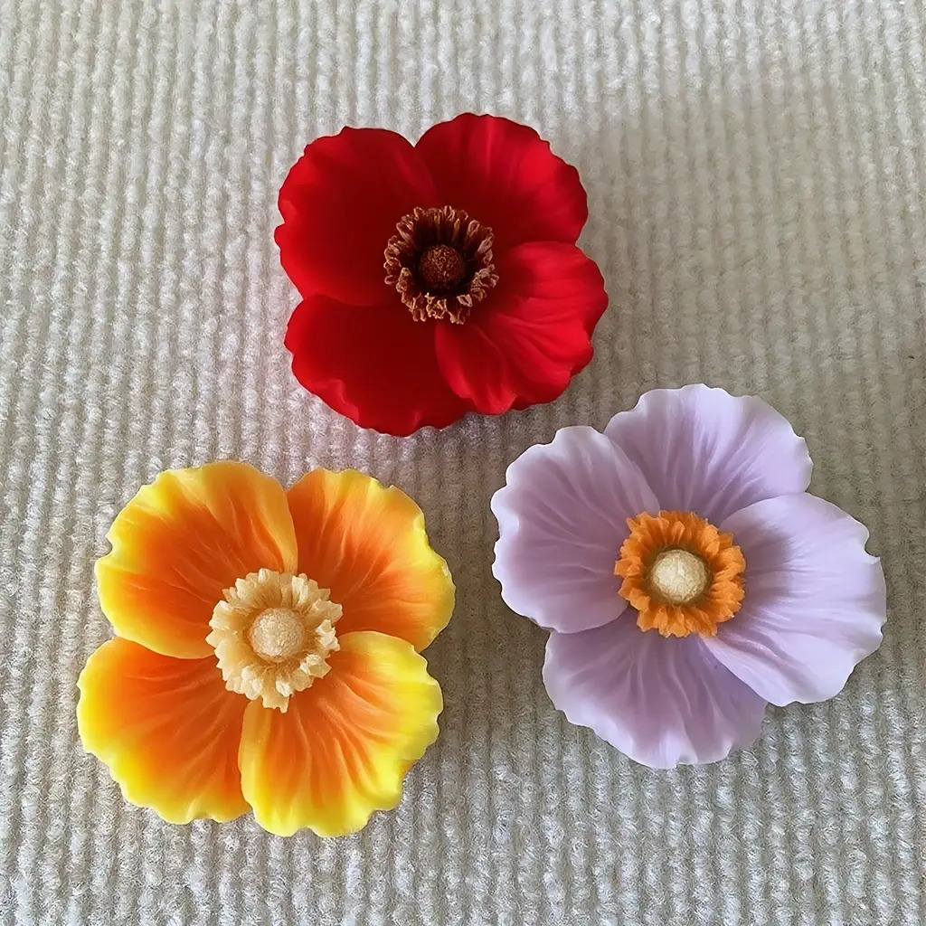 Flower Silicone Candle Mold, C - огляд і ціна Soap Making Gifts