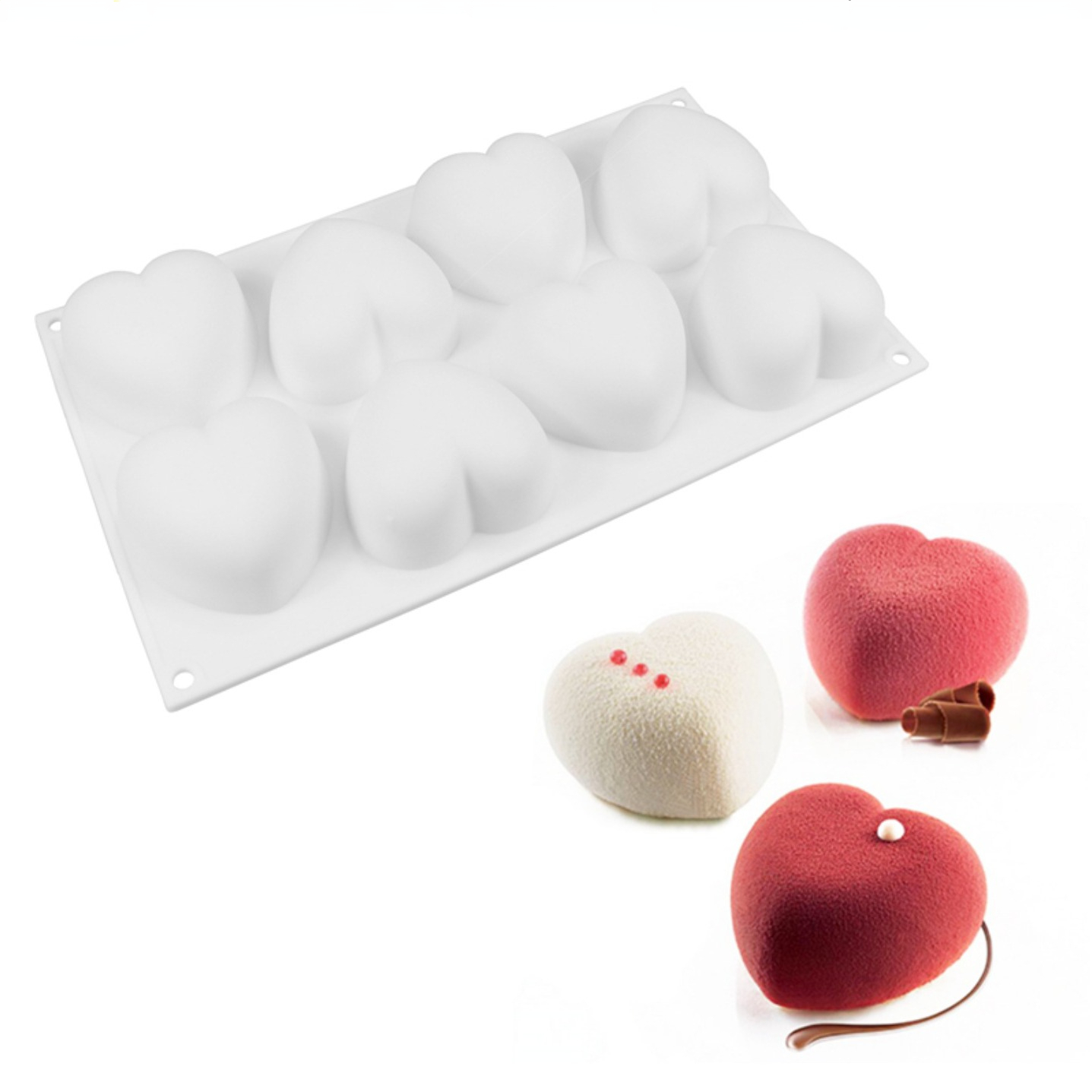 Love Heart Silicone Soap Mold  - огляд і ціна Soap Making Diy Kit