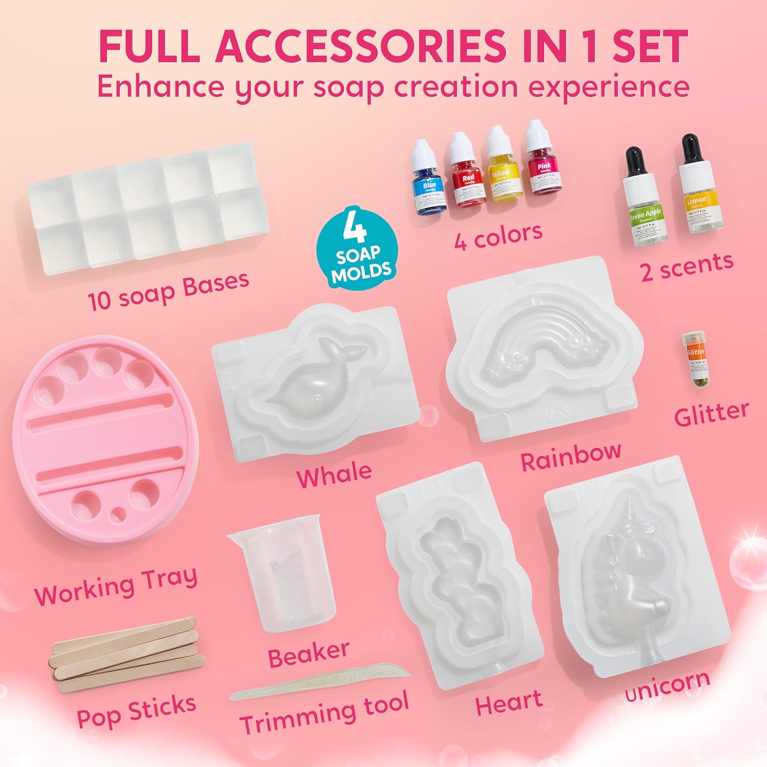 JOYFY Unicorn Soap Making Kit  - огляд і ціна Soap Making Diy Kit